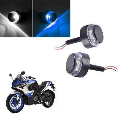 QUIRKY ZONE Front LED Indicator Light for Bajaj Pulsar 200 DTS-i, Pulsar 200 AS, Pulsar 200 NS DTS-i, Pulsar 200NS, Universal For Bike(Blue, White)