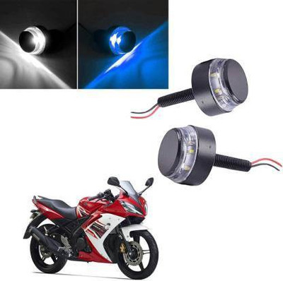 QZ DEVICE PZBLUEHANDLEBAR2PCS0297::YAMAHA Bike Handlebar Weights(2 Blue, White)
