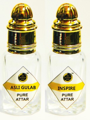 The perfume Store ASLI GULAB & INSPIRE Herbal Attar(Natural)
