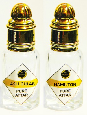 The perfume Store ASLI GULAB & HAMILTON Herbal Attar(Natural)