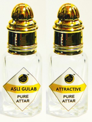 The perfume Store ASLI GULAB & ATRACTIVE Herbal Attar(Natural)