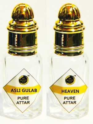 The perfume Store ASLI GULAB & HEAVEN Herbal Attar(Natural)