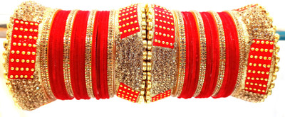 Soniaa Creation Metal Zircon Chudas(Pack of 36)
