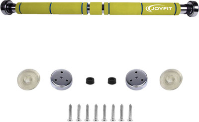 Joyfit Adjustable Pull-Up Bars with Safety cap for Chin-ups,Crunches &Upper Body Workouts Pull-up Bar(Yellow)