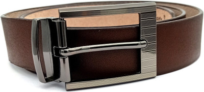 manyas Clasic Men Casual, Party, Formal, Evening Brown Plastic Belt