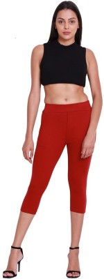 Bhumika Fashions Women Red Capri