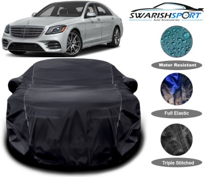 Swarish Car Cover For Mercedes Benz S-Class (With Mirror Pockets)(Black)