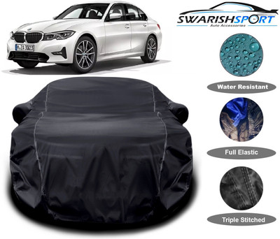 Swarish Car Cover For BMW 3 Series (With Mirror Pockets)(Black)