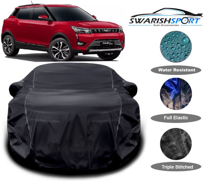 Swarish Car Cover For Mahindra XUV 300 (With Mirror Pockets)(Black)