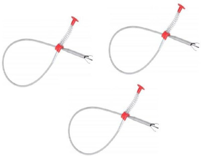 SBTs MT-hair catching stick 3 Pcs Drain Opener tool 65cm.. Multi-purpose Plunger