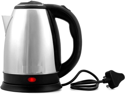 NIMYANK ™SC-1838 1500W2 Liter Tea Hot Water Heater Boiler Beverage Maker(2 L, Silver , Black)