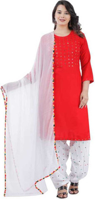 vasuprada Embellished Kurta, Patiala & Dupatta Set