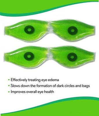 GFSU Aloe Vera Cool Gel Eye Mask Summer Ice Cooling Sleeping Mask for Eye Patches Remove Dark Circles Fatigue Cool Eyes Patch Pads Eye Care(20 g)