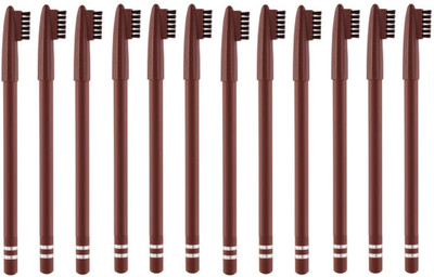 MYEONG ULTRA SOFT MATTE FINISH WATER PROOF EYEBROW PENCIL WITH BRUSH(BROWN)