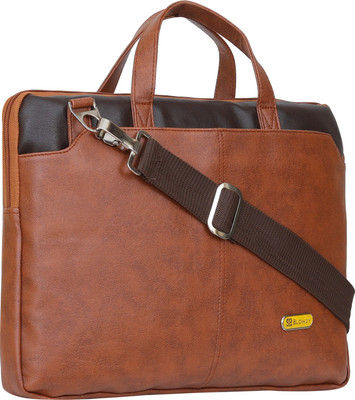Niavaa Men Tan Messenger Bag