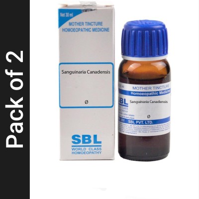 SBL Sanguinaria Canadensis Q Mother Tincture(2 x 30 ml)