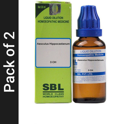 SBL Aesculus Hippocastanum 3 CH Dilution(2 x 30 ml)