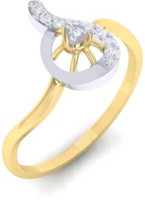 Diamtrendz Jewels BIS Hallmarked 14kt Cubic Zirconia Yellow Gold ring