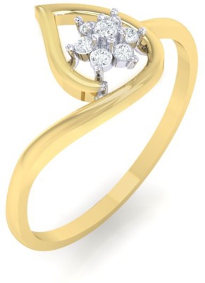 Diamtrendz Jewels Pear 18kt Diamond Yellow Gold ring