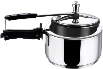 Vinod Cookware 5.5 L Inner Lid Induction Bottom Pressure Cooker(Stainless Steel)