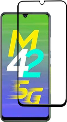 SecureSmarty Edge To Edge Tempered Glass for Samsung Galaxy M42 5G(Pack of 1)