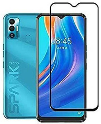 TESPARK Edge To Edge Tempered Glass for Tecno Spark 7(Pack of 1)