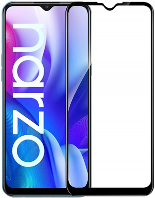 GDBUY Edge To Edge Tempered Glass for Realme Narzo 30A(Pack of 1)