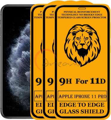 Dream Edge To Edge Tempered Glass for Apple Iphone 11 Pro(Pack of 3)