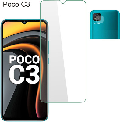 Fomieja Impossible Screen Guard for Poco C3(Pack of 2)