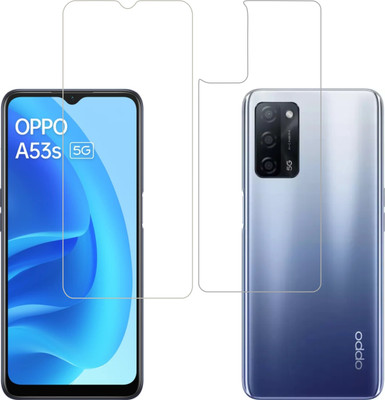 Vatsin Front and Back Screen Guard for OPPO A53s 5G(Pack of 2)
