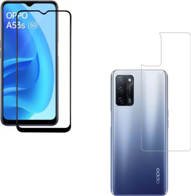 Ten To 11 Front and Back Tempered Glass for OPPO A53s 5G(Pack of 2)
