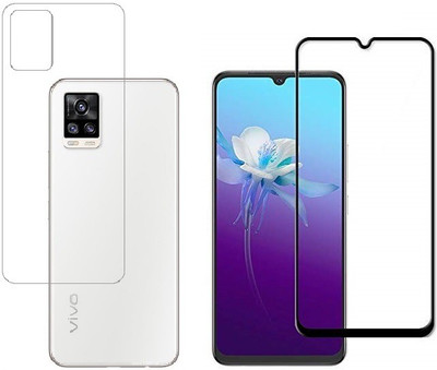 Ten To 11 Front and Back Tempered Glass for ViVO V21(Pack of 2)