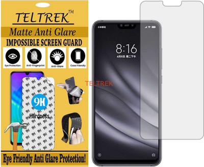 TELTREK Tempered Glass Guard for XIAOMI MI 8 YOUTH (Matte Flexible Shatterproof)(Pack of 1)