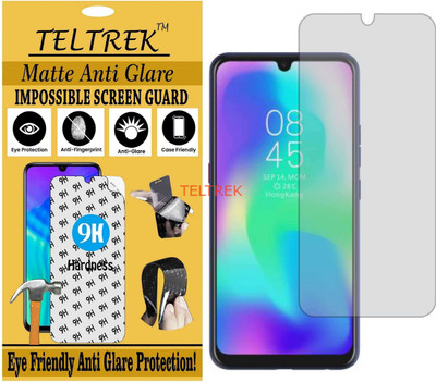 TELTREK Tempered Glass Guard for TECNO SPARK POWER (LB8A) (Matte Flexible Shatterproof)(Pack of 1)