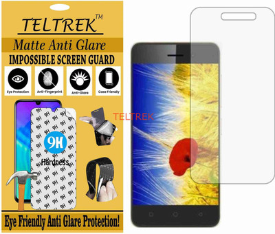 TELTREK Tempered Glass Guard for ITEL WISH A21 (Matte Flexible Shatterproof)(Pack of 1)
