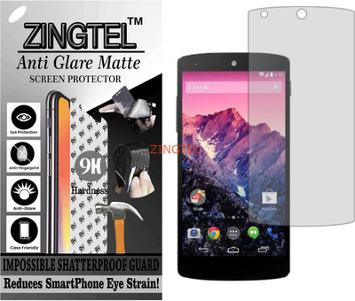 ZINGTEL Tempered Glass Guard for GOOGLE NEXUS 5 (Matte Flexible Shatterproof)(Pack of 1)