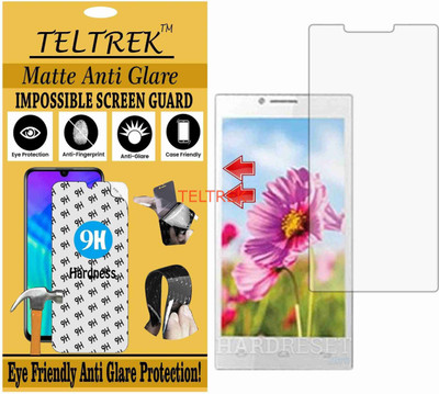 TELTREK Tempered Glass Guard for INTEX Q5 (Matte Flexible Shatterproof)(Pack of 1)