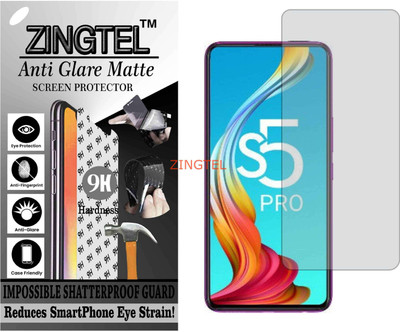 ZINGTEL Tempered Glass Guard for INFINIX S5 PRO (Matte Flexible Shatterproof)(Pack of 1)