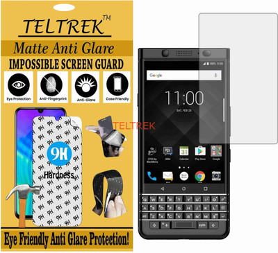 TELTREK Tempered Glass Guard for BLACKBERRY KEYONE (Matte Flexible Shatterproof)(Pack of 1)