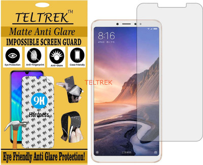 TELTREK Tempered Glass Guard for XIAOMI MI MAX 3 (Matte Flexible Shatterproof)(Pack of 1)