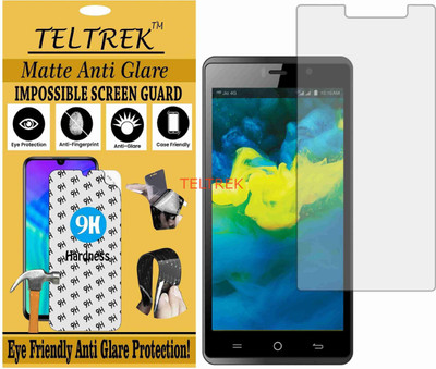 TELTREK Tempered Glass Guard for RELIANCE JIO LYF WATER 10 (Matte Flexible Shatterproof)(Pack of 1)