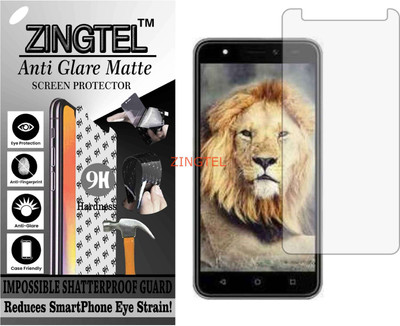 ZINGTEL Tempered Glass Guard for INTEX LIONS T1 (Matte Flexible Shatterproof)(Pack of 1)