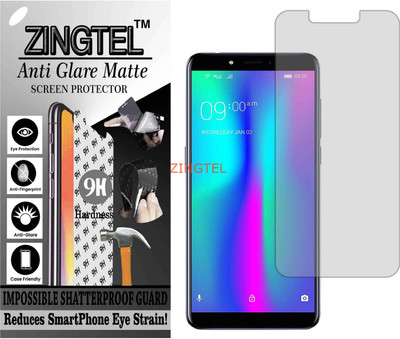 ZINGTEL Tempered Glass Guard for LAVA Z62 (Matte Flexible Shatterproof)(Pack of 1)