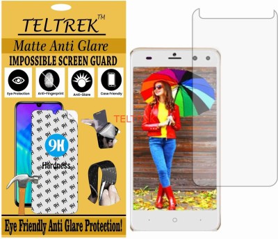 TELTREK Tempered Glass Guard for INTEX AQUA LIONS T1 PLUS (Matte Flexible Shatterproof)(Pack of 1)