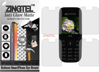 ZINGTEL Tempered Glass Guard for MICROMAX X512 (Matte Flexible Shatterproof)(Pack of 1)