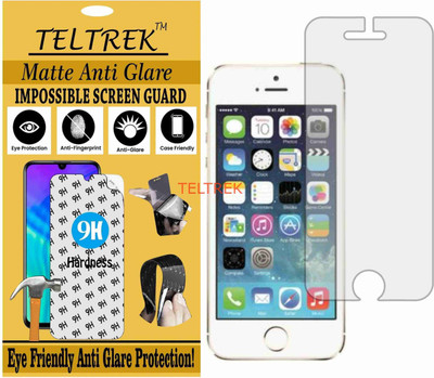 TELTREK Tempered Glass Guard for IPHONE SE (Matte Flexible Shatterproof)(Pack of 1)