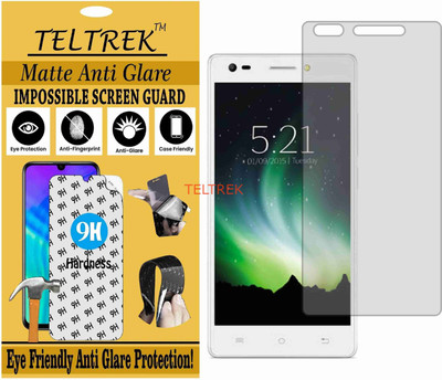 TELTREK Tempered Glass Guard for LAVA V2 3GB (Matte Flexible Shatterproof)(Pack of 1)