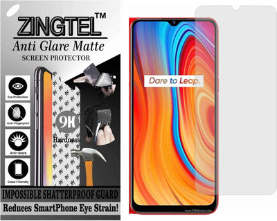 ZINGTEL Tempered Glass Guard for REALME C3I (Matte Flexible Shatterproof)(Pack of 1)