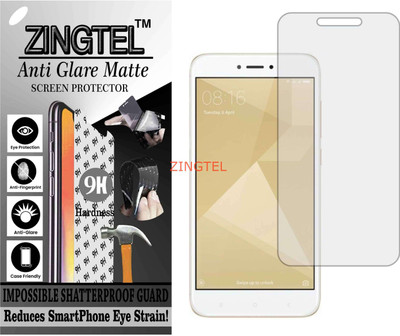 ZINGTEL Tempered Glass Guard for XIAOMI REDMI 4 (Matte Flexible Shatterproof)(Pack of 1)