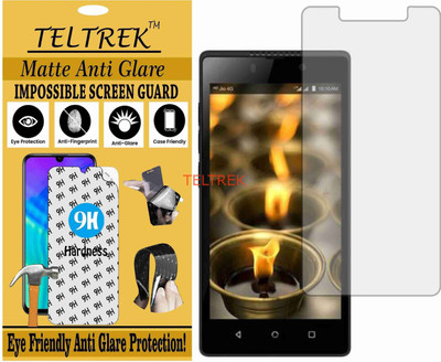 TELTREK Tempered Glass Guard for JIO LYF F8 (Matte Flexible Shatterproof)(Pack of 1)